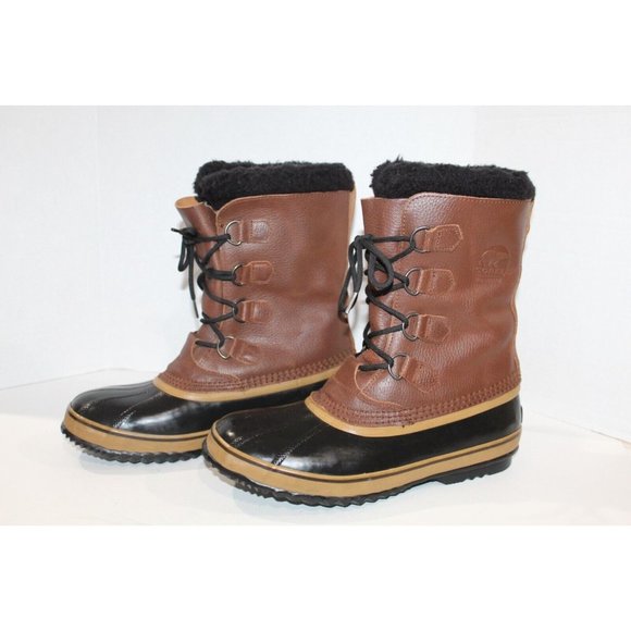 Sorel Other - SOREL Brown Leather Men's Winter Boots Size 11 1964 Pac T Waterproof NM1439-200